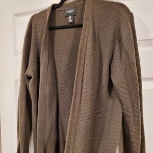 Dark Green Longline Cardigan